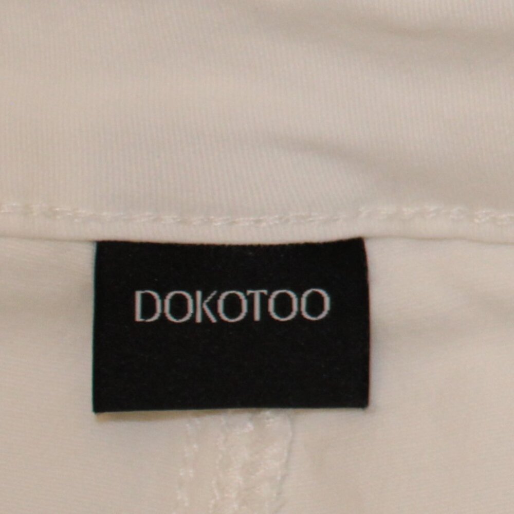 Dokotoo Sailor White Jeans Wide Leg Size 4 - Picture 8 of 12